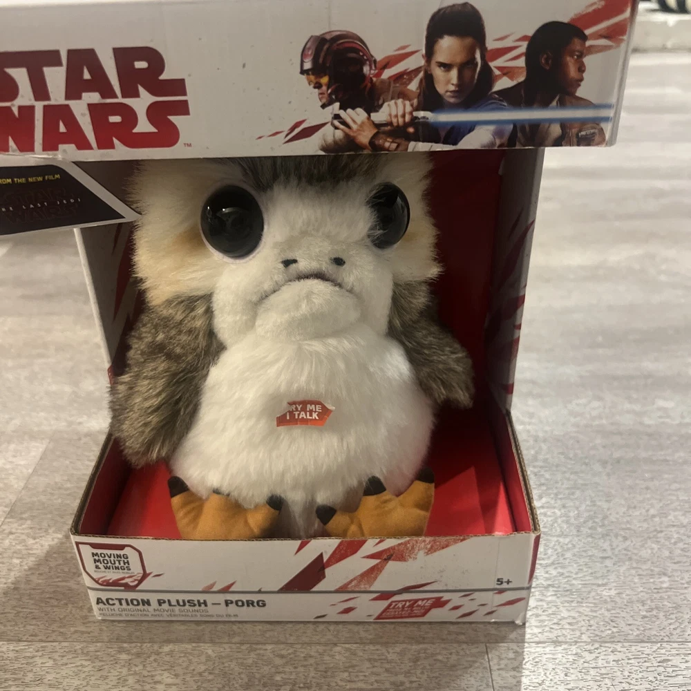 Hasbro Star Wars The Last Jedi Porg Penguin Electronic Talking Plush C1942