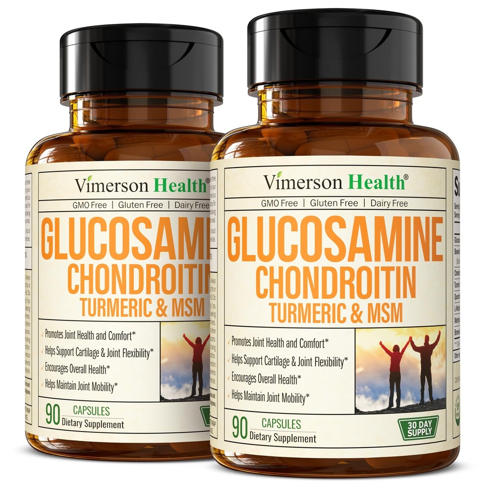 Glucosamine Chondroitin MSM and Turmeric Supplement - Joint Support Supplemen...