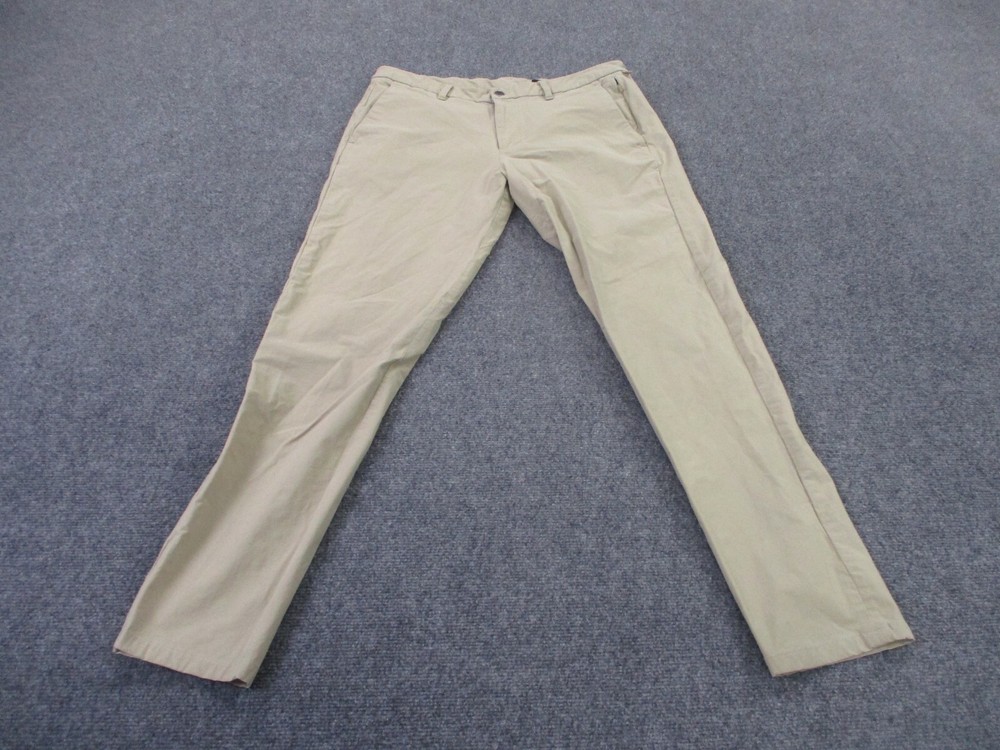 Lululemon Pants Men 36 Beige Canvas ABC Commission Chino Stretch lm5a73s Adult