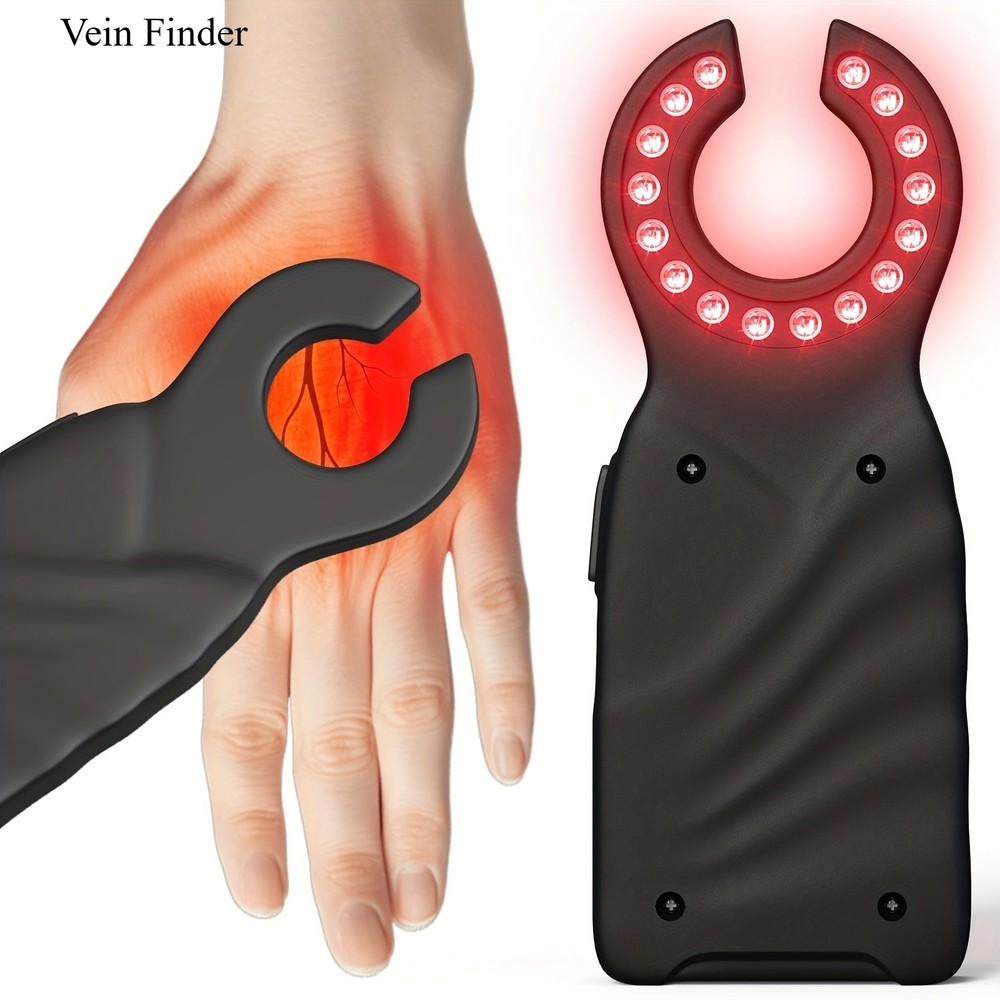 Vein Locator Vein Finder Transilluminator Vein Viewer Portable w/ 16 LEDs US