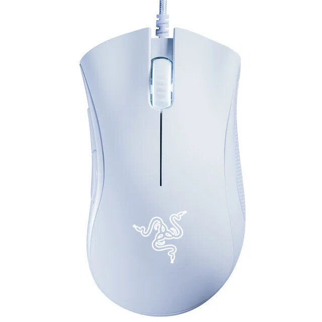 Wired Gaming Mouse with 6400DPI Optical Sensor and 5 Buttons for Laptop