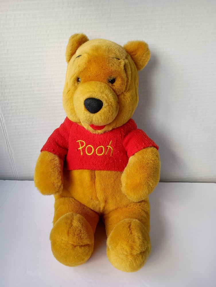Vintage Disney Winnie the Pooh  10” Plush Stuffed Bear Toy Collectible