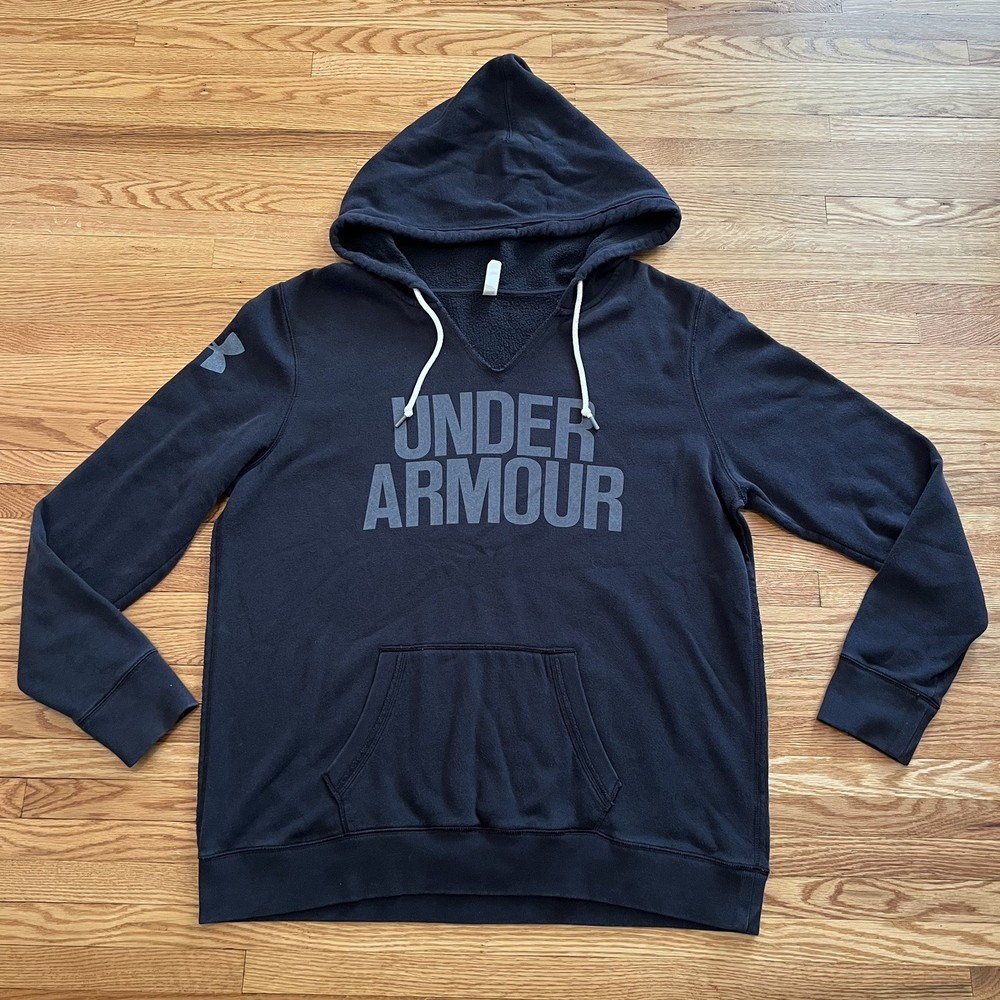 Under Armour Hoodie Womens XL Pullover Sweatshirt Loose Fit Athletic