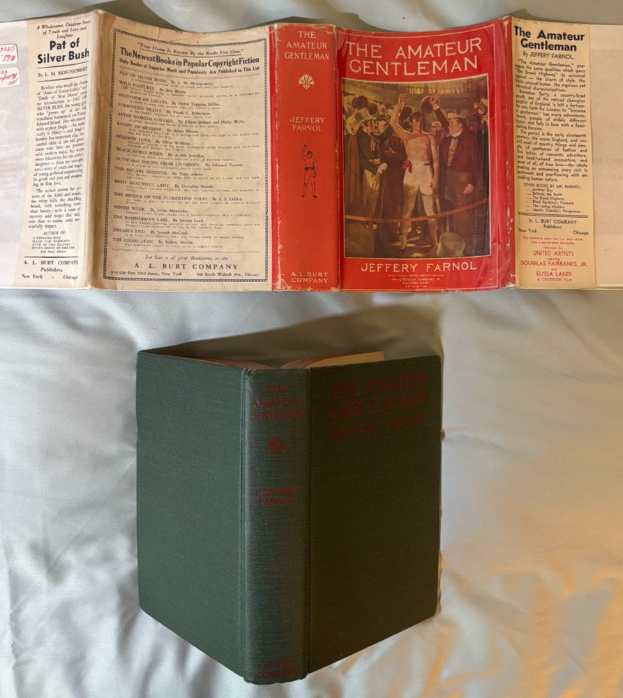 The Amateur Gentleman movie tie-in DJ VG+ c1936  Douglas Fairbanks Jr.