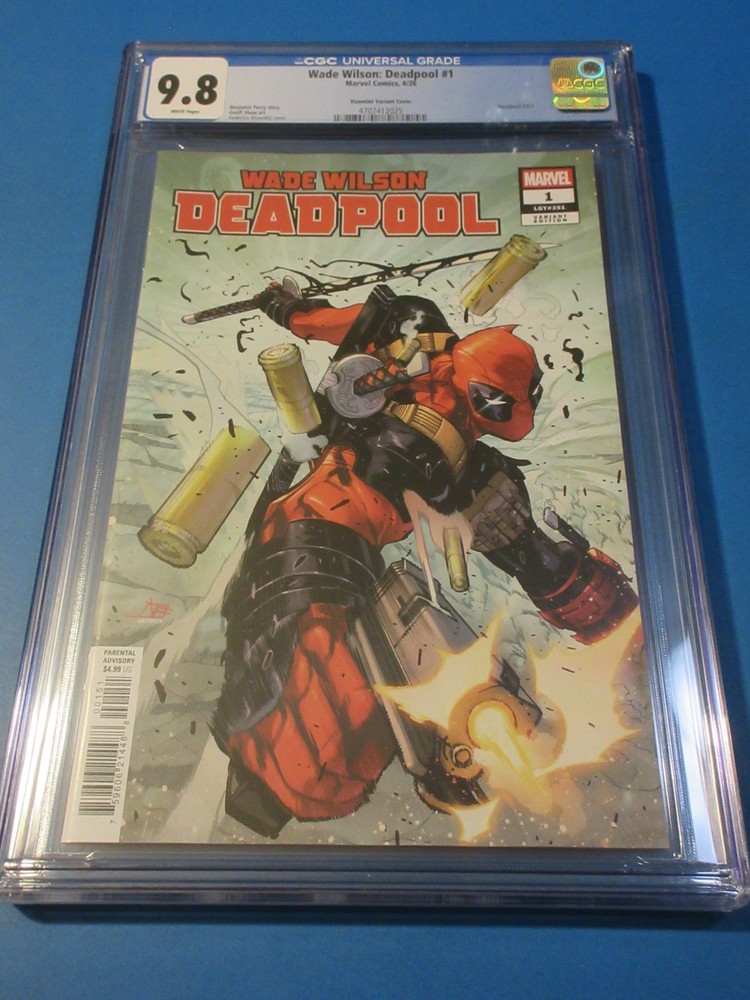 Wade Wilson Deadpool #1 Vicentini variant CGC 9.8 NM/M Gorgeous Gem wow