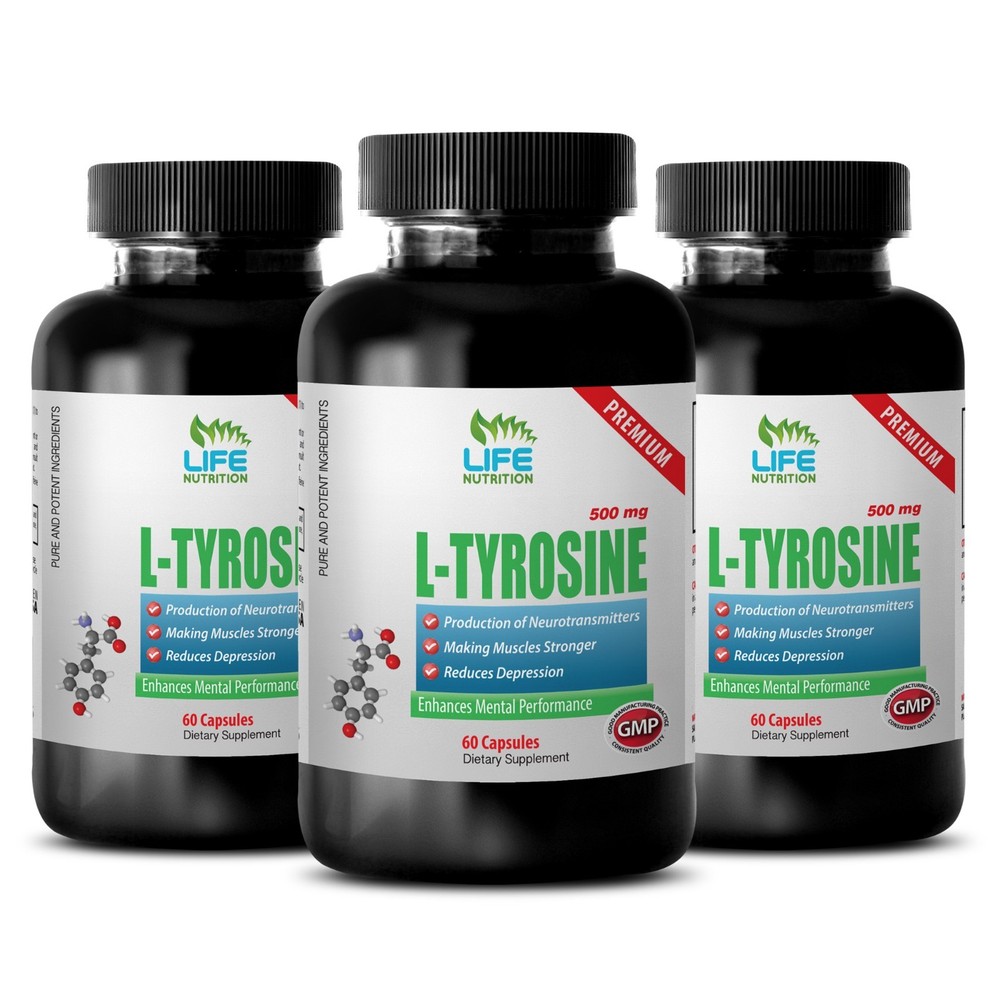 Fat Burner For Women Pills - L-Tyrosine 500mg - L-Tyrosine Capsules 3B