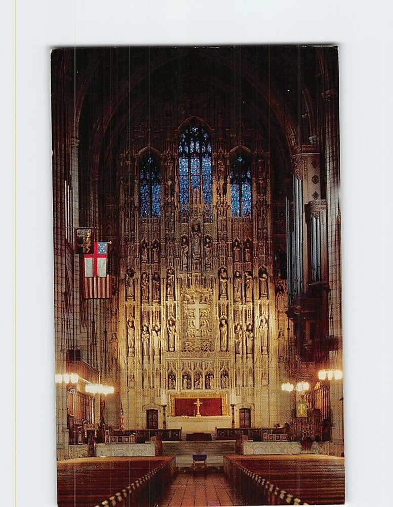 Postcard St Thomas Episcopal Church NYC NY