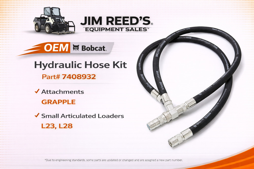 Bobcat 7408932 Hydraulic Hose Kit Grapple L23 L28 Articulated Loaders OEM