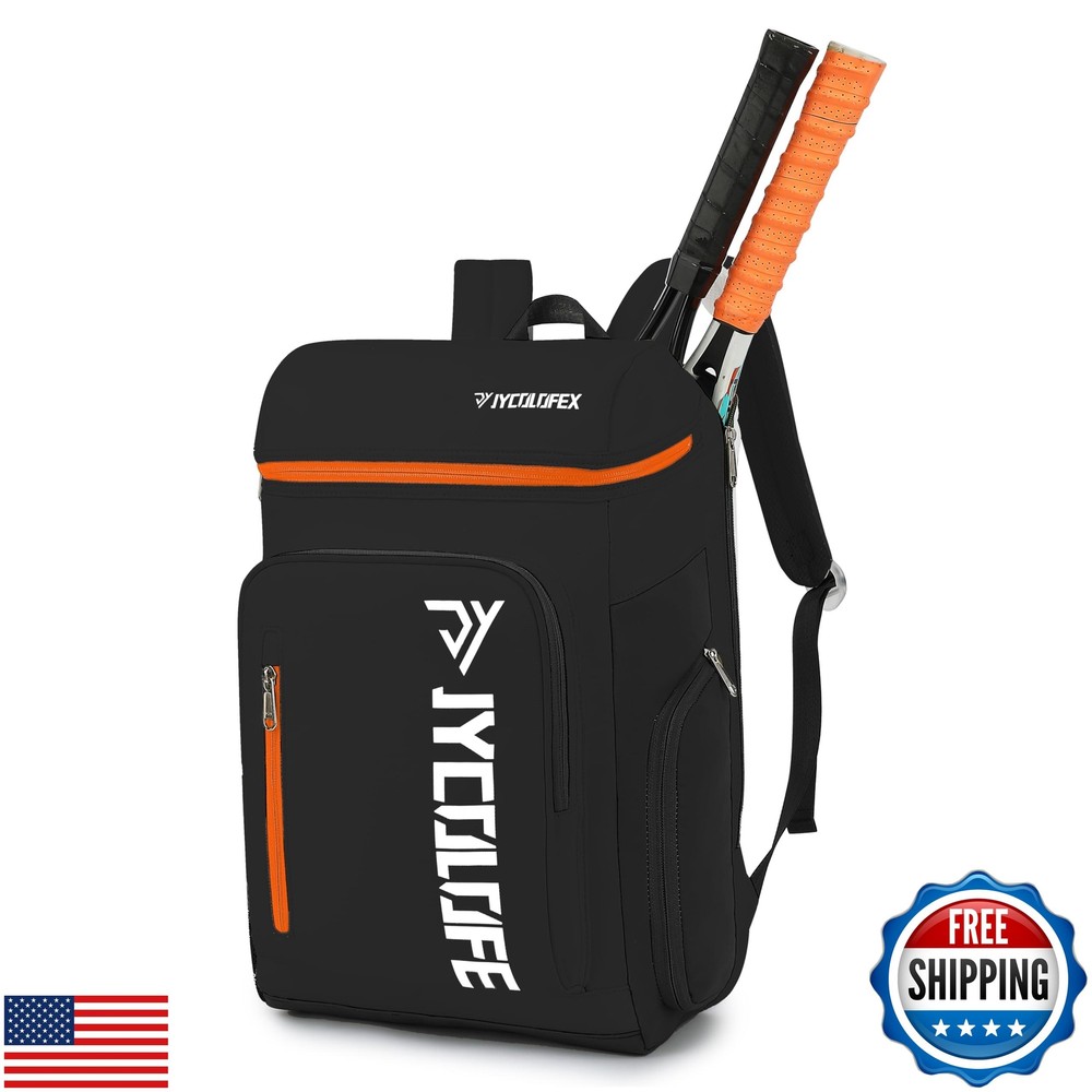 JYColofex tennis bag, tennis backpack, can accommodate 2 rackets, with shoe c-image