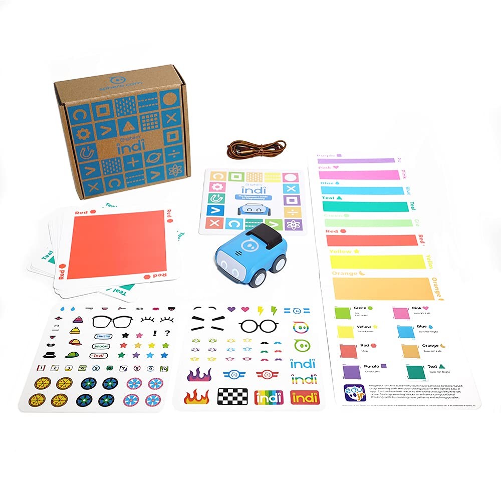 Coding Robot Educational STEM Toy At Home Learning Kit Sphero Indi 980-0528