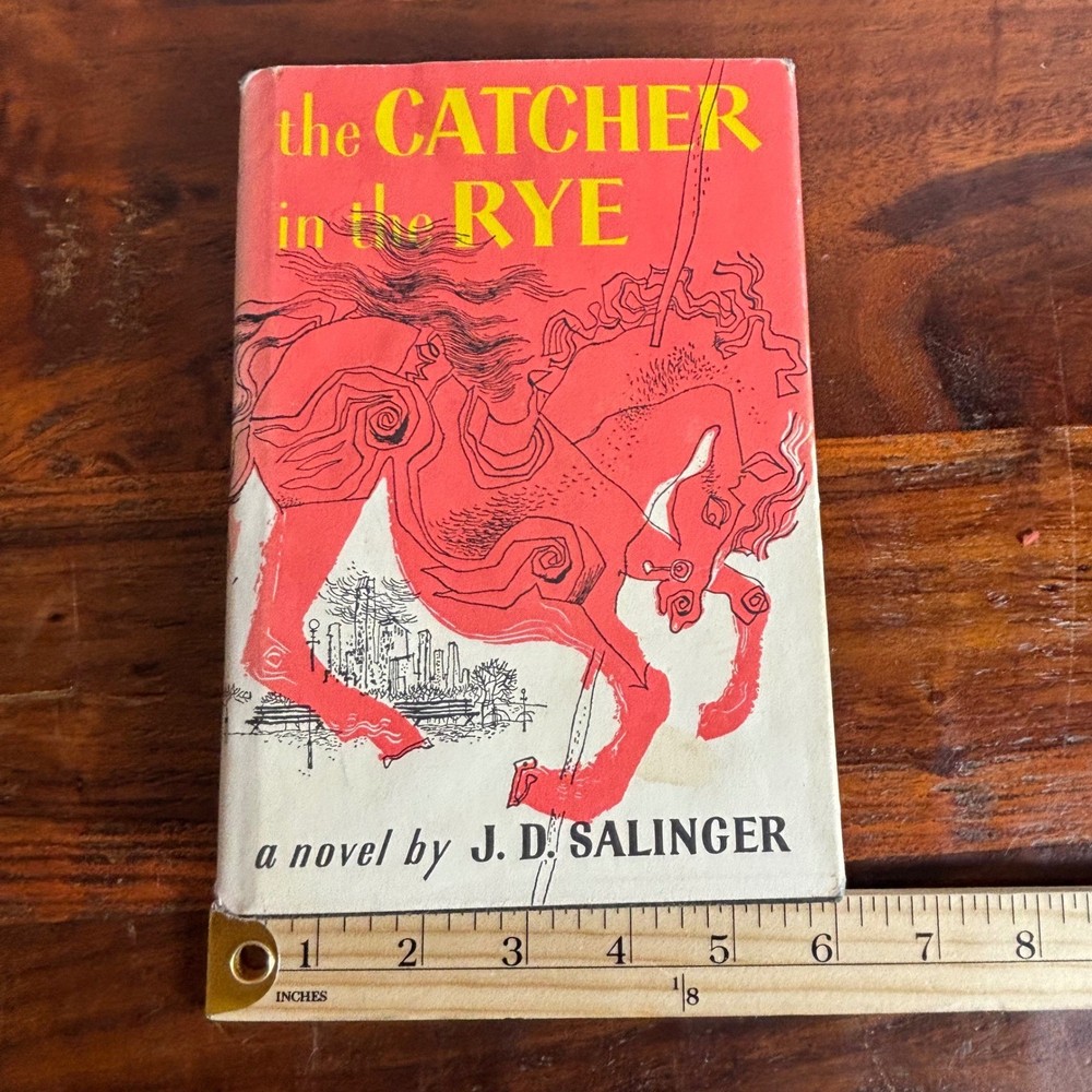The Catcher in the Rye J. D. Salinger Hardcover Book with Dust Jacket 0316769533