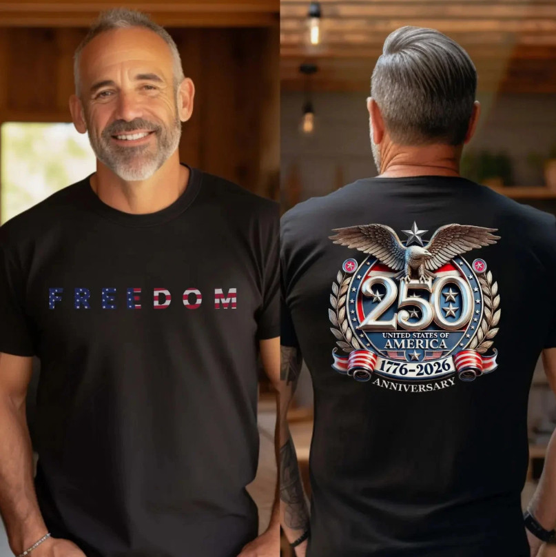 Freedom 250th Anniversary Shirt USA 250 Years Independence Apparel