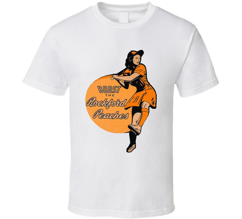 Boost The Rockford Peaches Baseball T Shirt