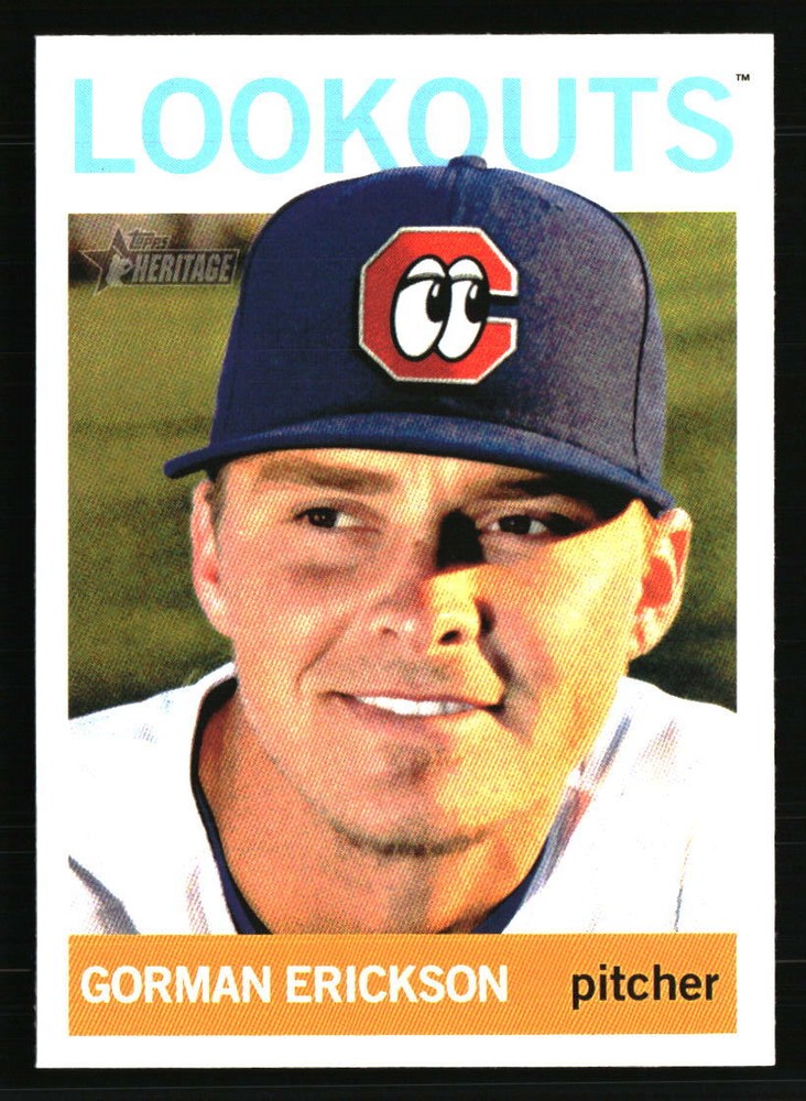 Gorman Erickson 2013 Topps Heritage Minor League #2 Baseball Card