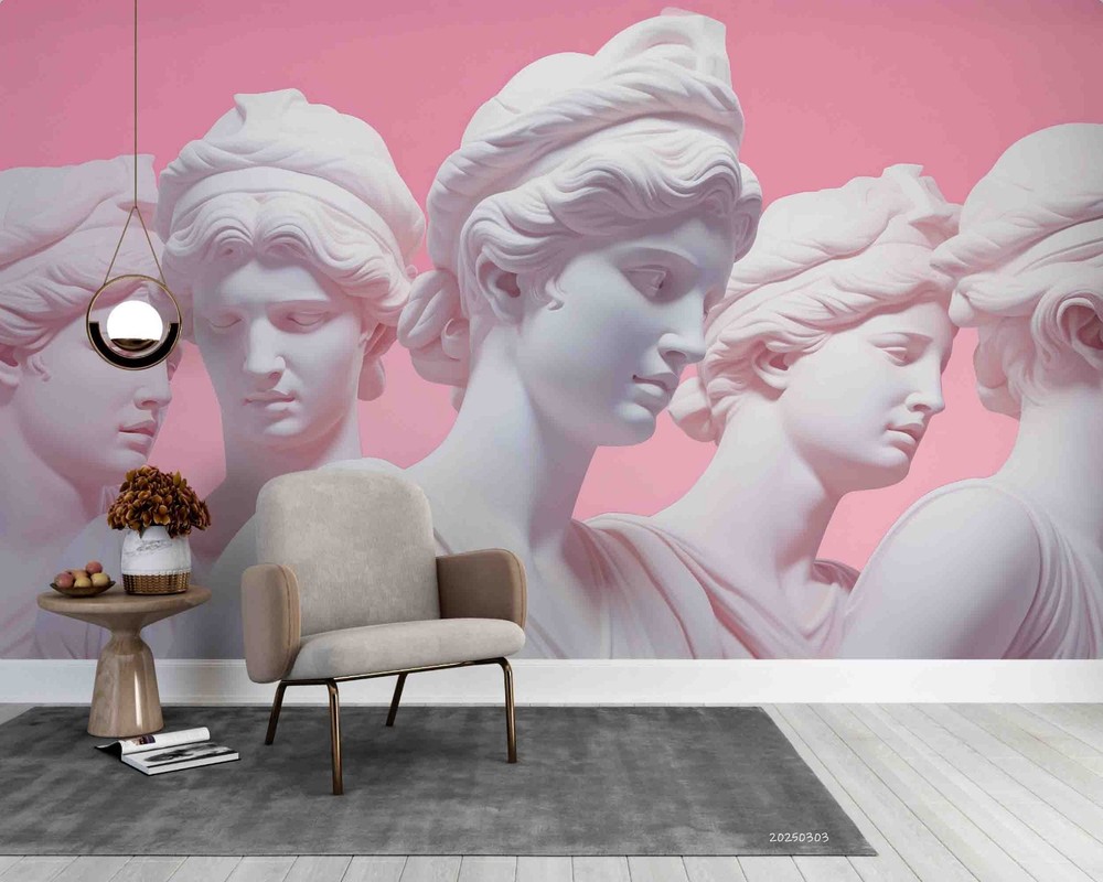 3D Greek Statue Wall Murals Wallpaper Murals Wall Sticker 2