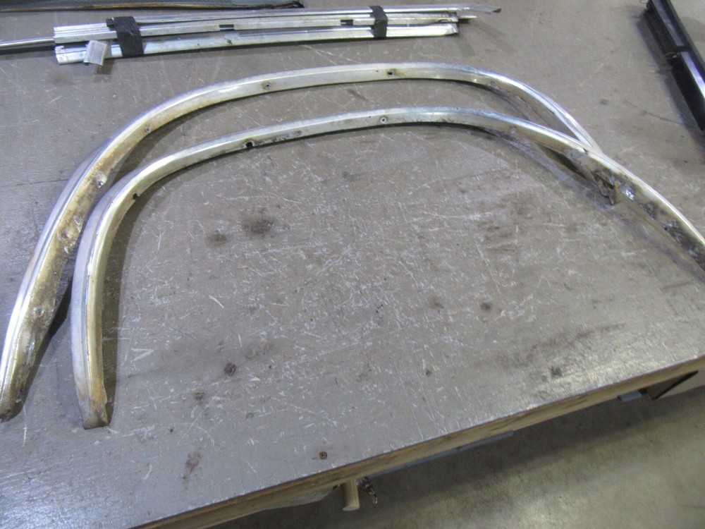1981 Chevrolet Malibu front fender wheel well edge trim molding pieces pair