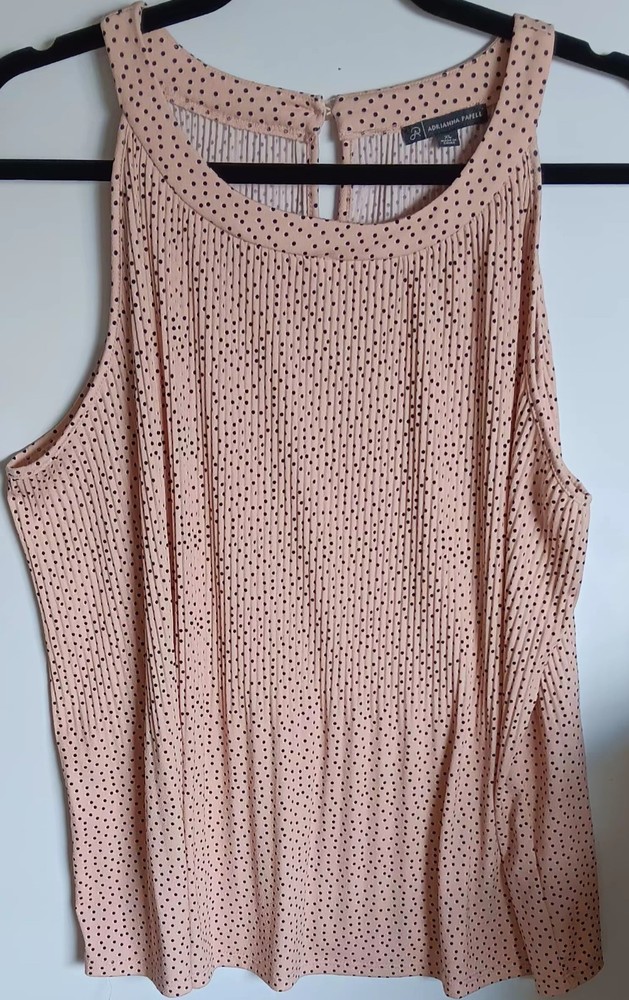 Adrianna Papell Sleeveless Top Size XL