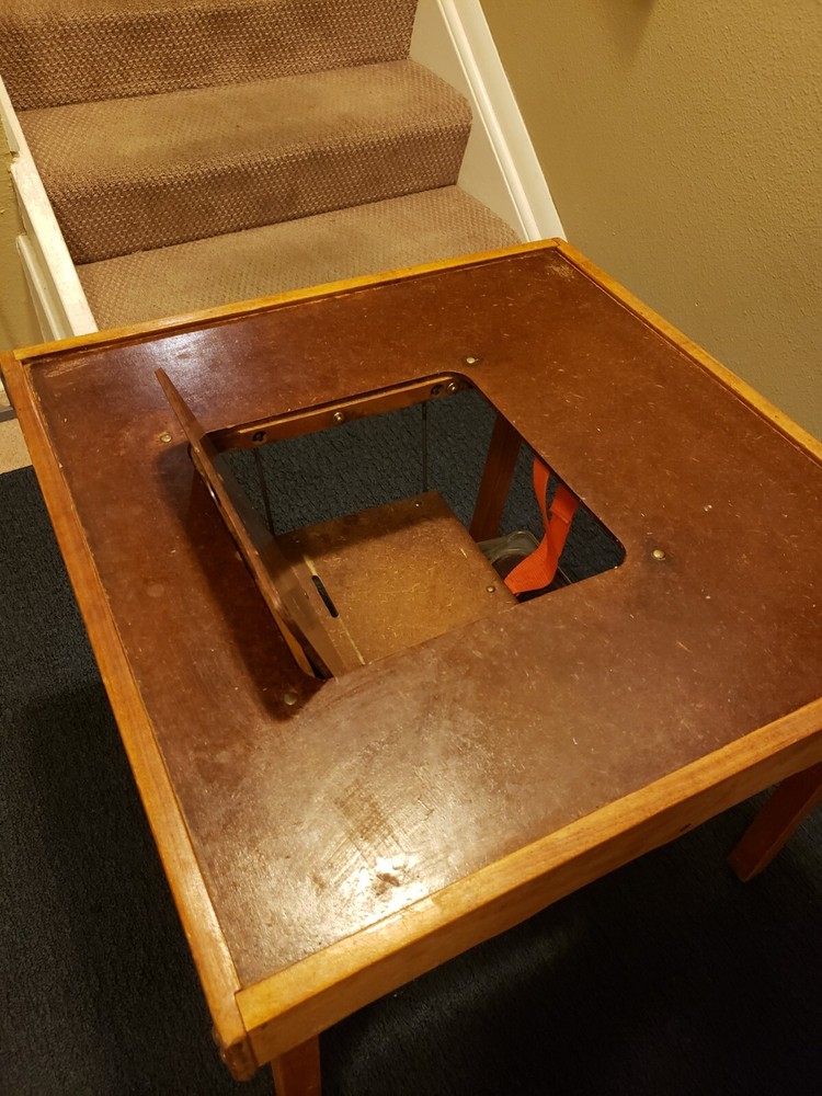 Babee Tenda Feeding/Play Table/Walker With Attached Seat Wooden