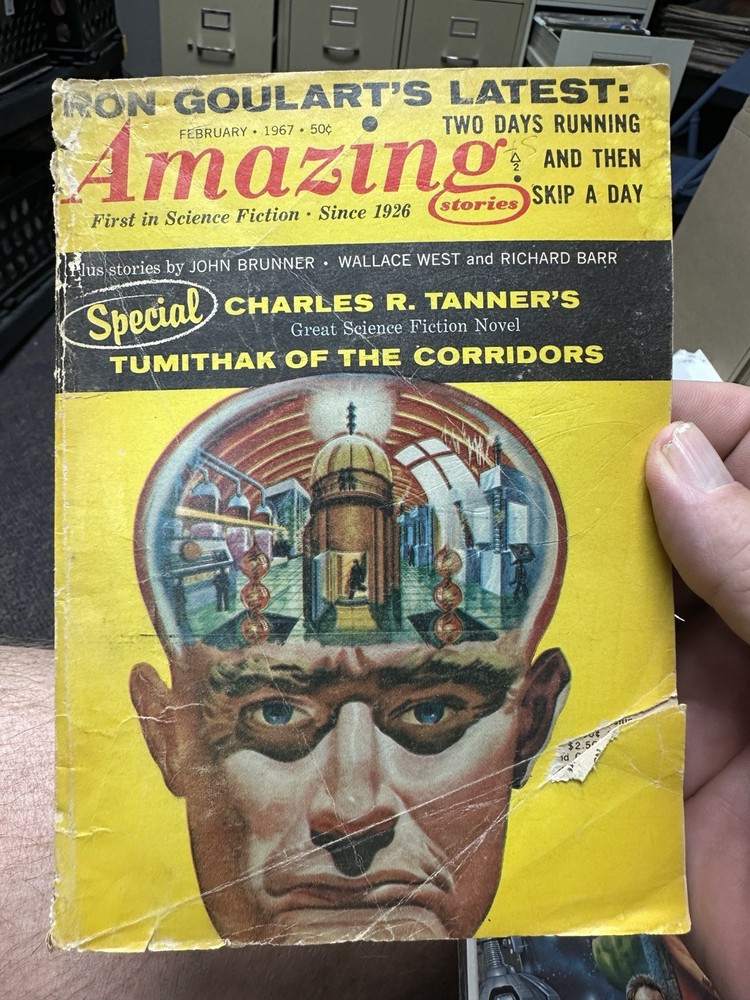 SF Digest Magazine, Amazing Stories 2/1967, Brunner, Goulart, G-