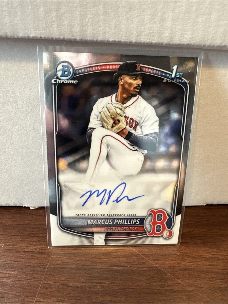 2025 Bowman Draft Marcus Phillips Boston Red Sox CPA-MP 1st Bowman Auto