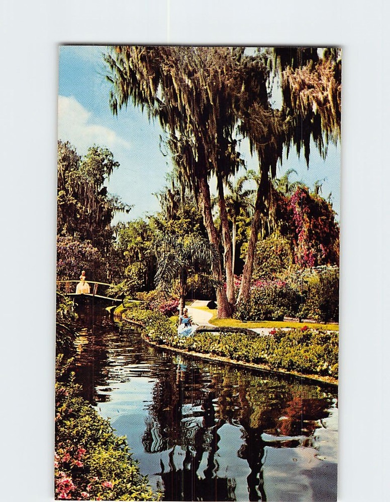 Postcard Scenic View in Cypress Gardens Florida USA