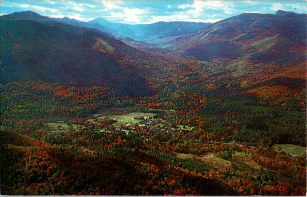 Pre-1980 RUSTIC SCENE Adirondacks - Keene Valley New York NY m/14 BB9537