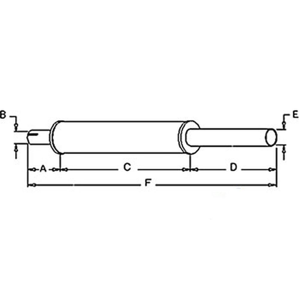 Muffler Fits Case/International Harvester Models Replaces G45727