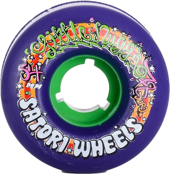 Satori Goo Ball Lil Nuggs 54mm 78a Purple Skateboard Wheels (Set of 4)