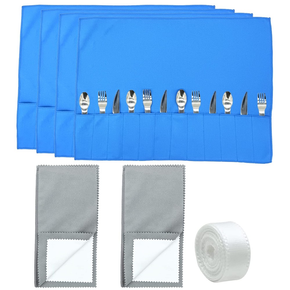 4 Pcs Silver Storage Bags Silver Storage Cloth Anti Tarnish Silver Protector ...