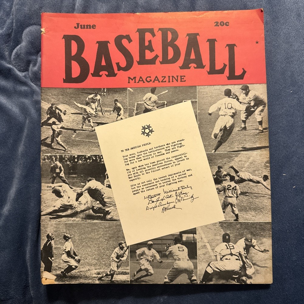BASEBALL MAGAZINE 