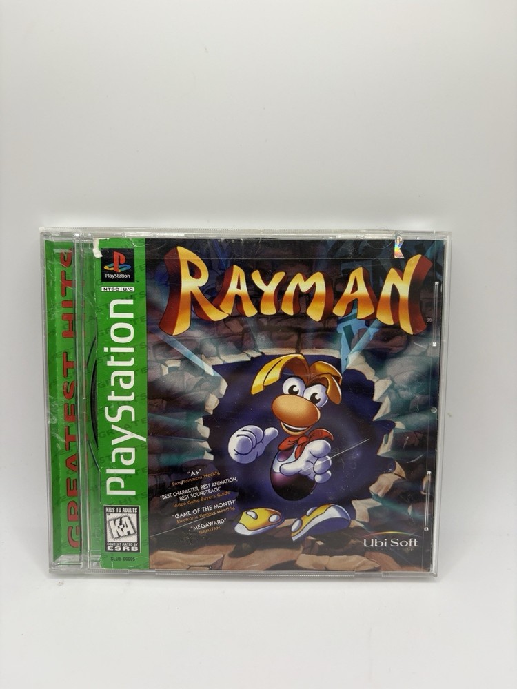 Rayman Sony PlayStation 1 PS1 Greatest Hits CIB Tested Works Video Game COMPLETE