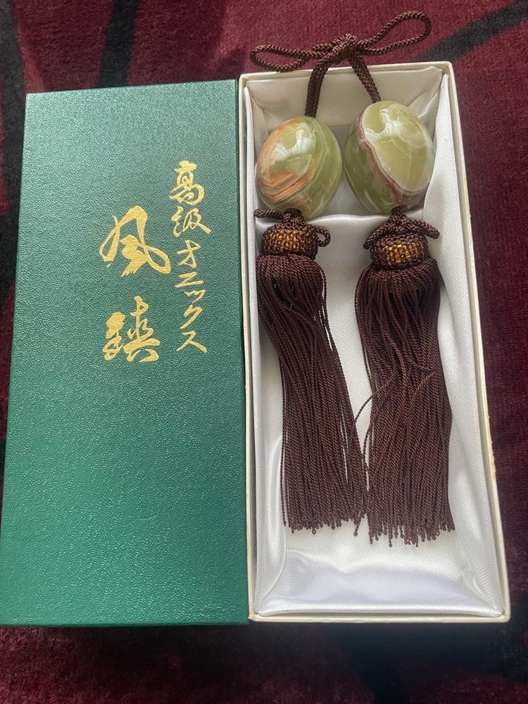 Fuchin High-Grade Onyx Hanging Scroll Tea Ceremony Decor