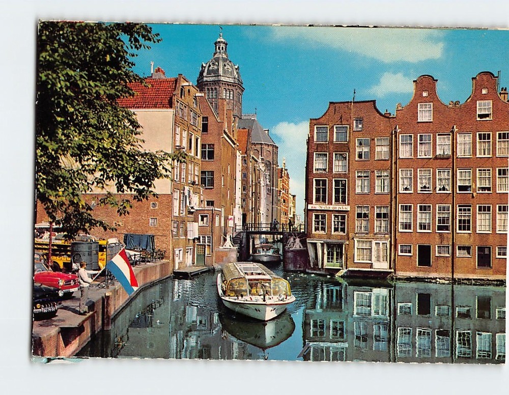 Postcard The Little Lock Amsterdam Netherlands