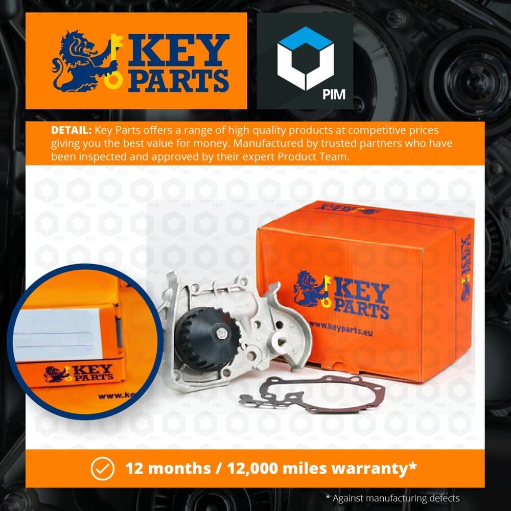 Water Pump fits RENAULT SANDERO/STEPWAY Mk1 1.6 2009 on Coolant KeyParts Quality