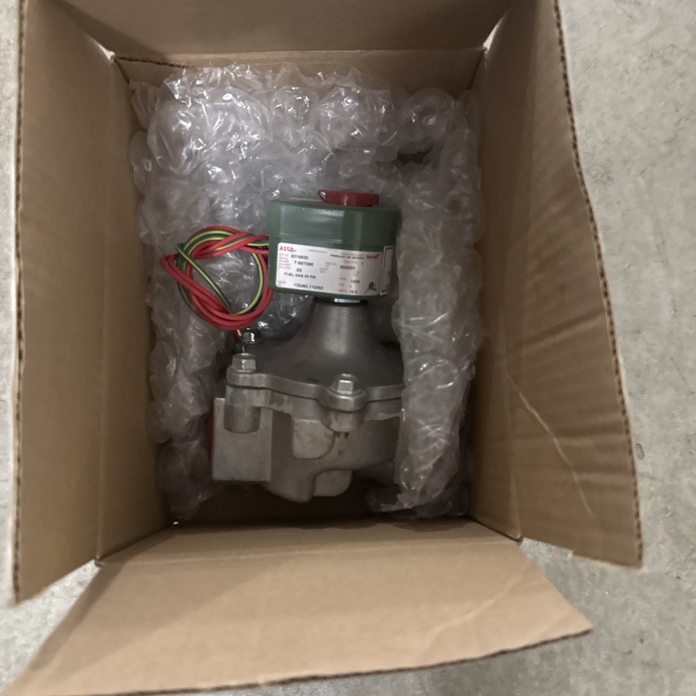 Ansul ASCO Red Hat Gas Shut-Off Solenoid Valve 120/60 110/50 8215B50 NIB