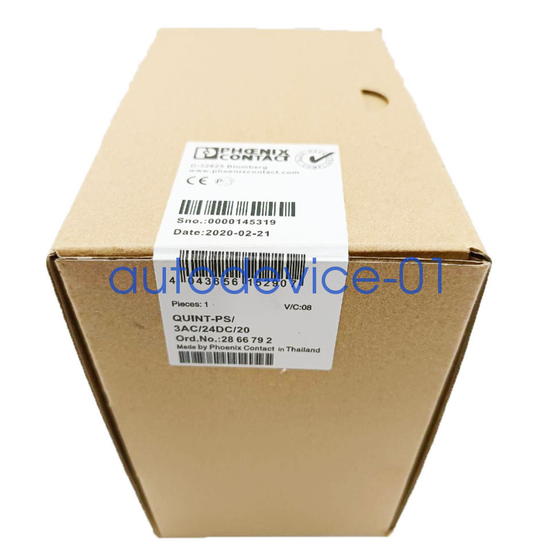 1x PHOENIX CONTACT Switch Power Supply 2866792 QUINT-PS/3AC/24DC/20 DHL/FedEx