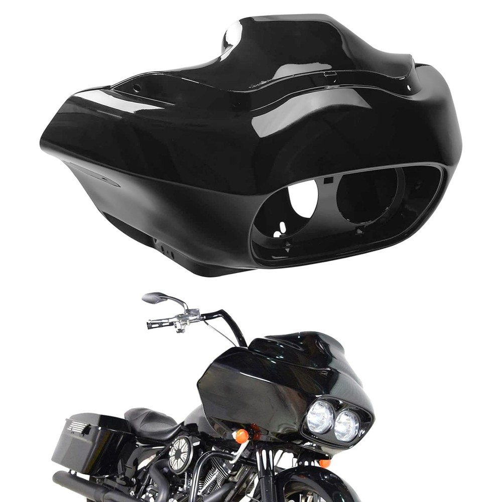Vivid Black Inner & Outer Fairing For Harley Touring Road Glide FLTR 1998 - 2013