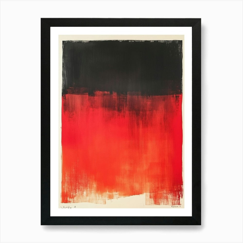Rothko Style Print Art Print Framed Wall Art Poster Canvas Print Picture