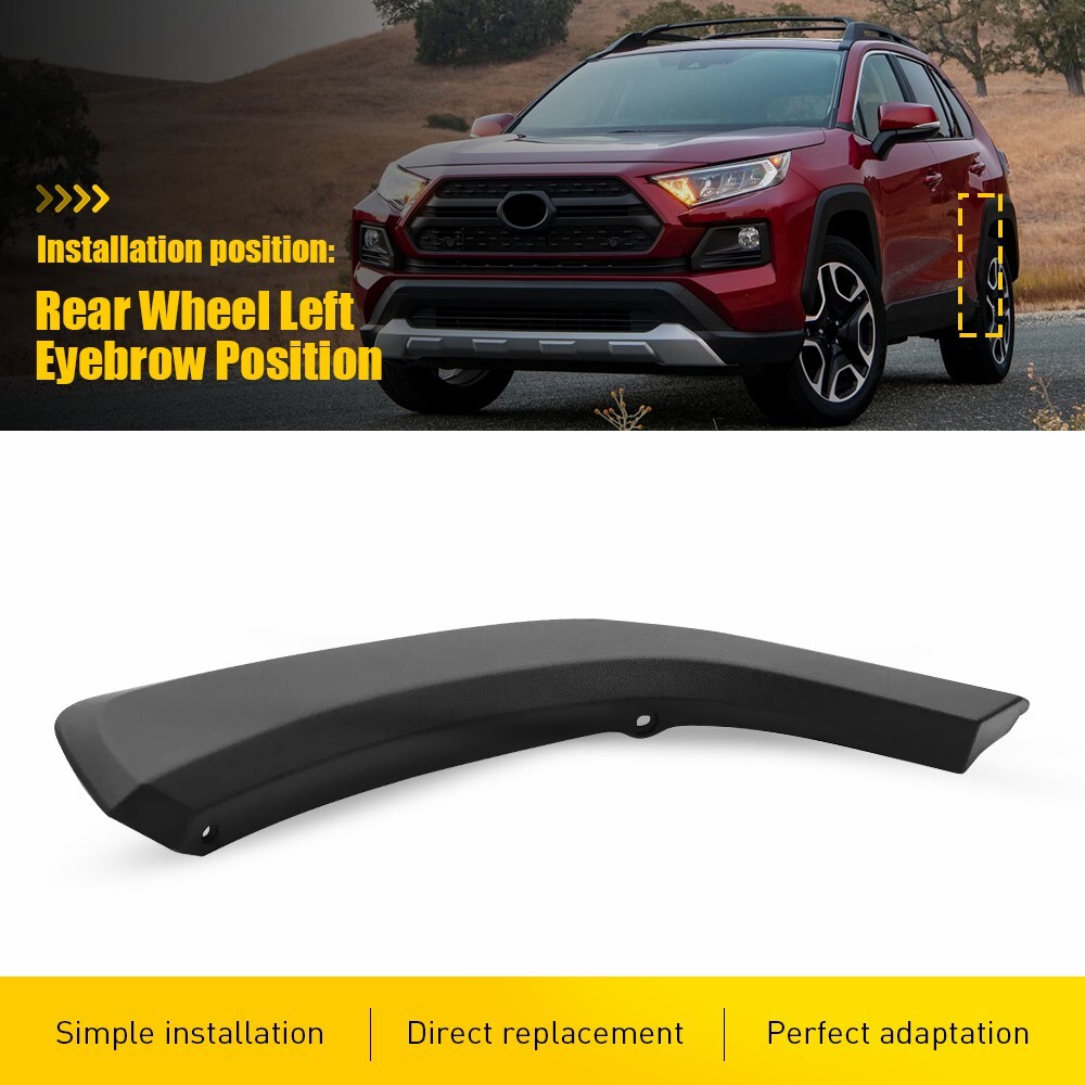 New Fits 2019-2024 Toyota Rav4 Rear Left Door Flare Arch Molding Trim Driver LH