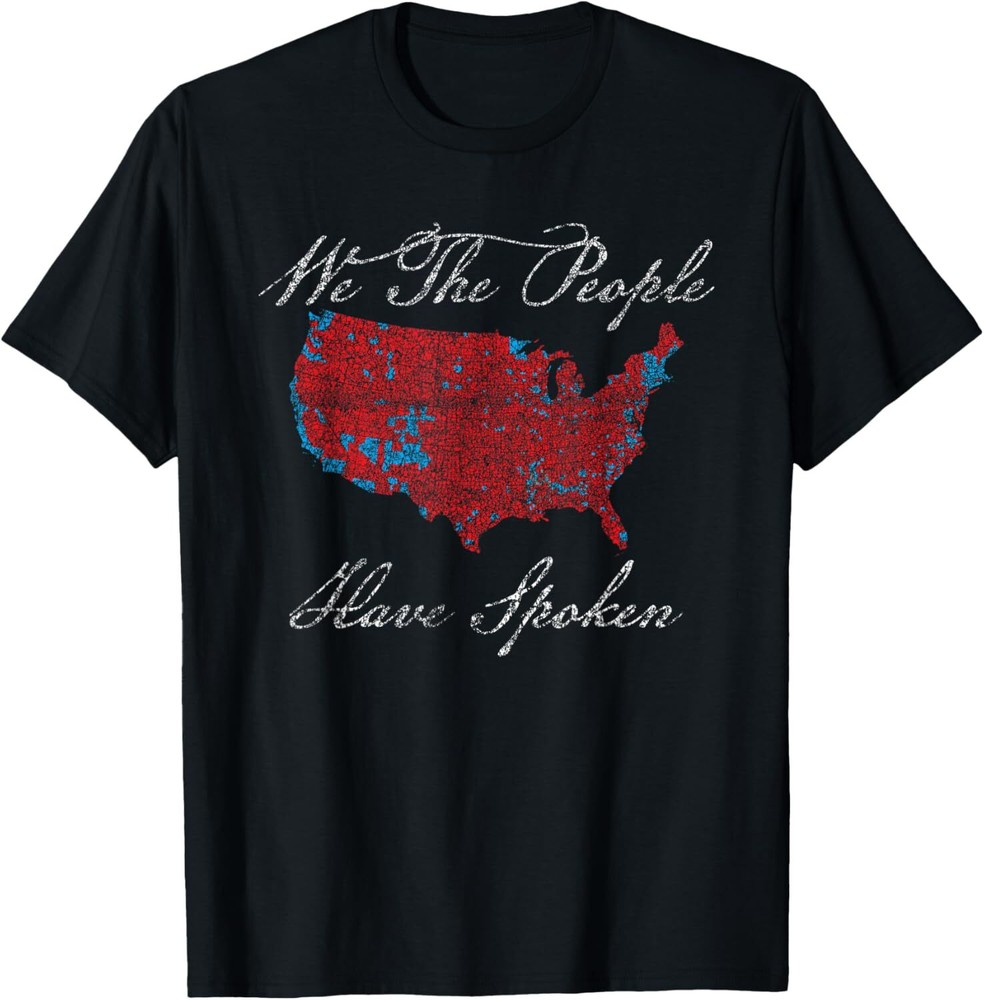 Election 2024 Map Trump Winning Counties T-Shirt Hoodie