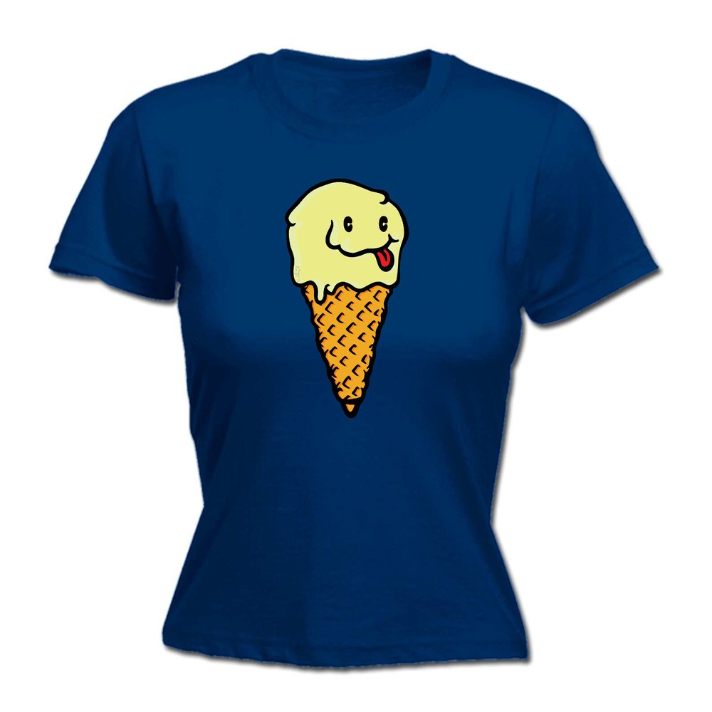 Big Ice Cream - Womens T Shirt Funny T-Shirt Novelty gift tshirt