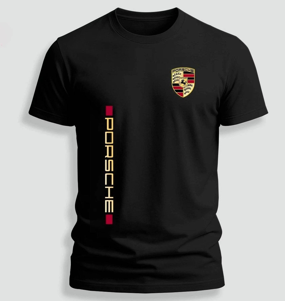 *NEW* Porsch*e Badge Luxury Car Graphic Streetwear Unisex T-Shirt S-5XL