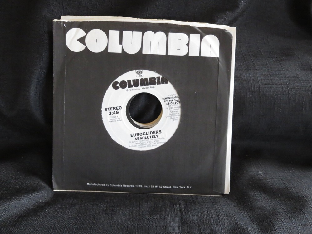 Eurogliders – Absolutely PROMO Unplayed Old Stock