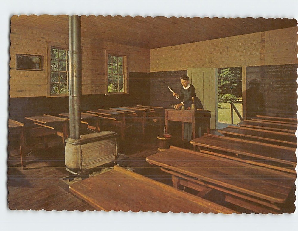 Postcard Conner Prairie Pioneer Settlement Noblesville Indiana USA