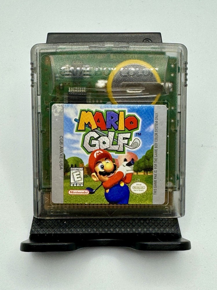 Mario Golf (Nintendo Game Boy Color, 1999) Authentic Tested *New Battery*