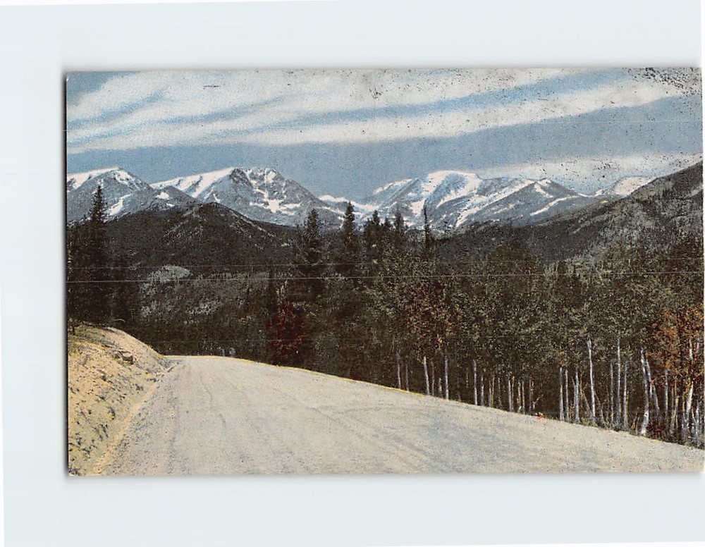 Postcard Mummy Range from Trail Ridge Road Rocky Mountain National Park Colorado