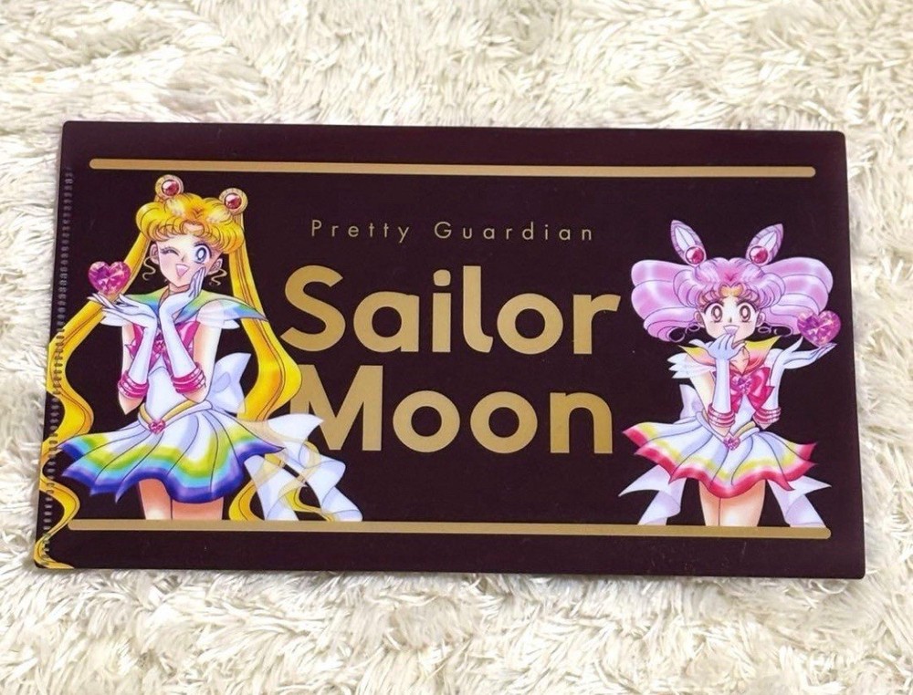 Sailor Moon x Meiji Chocolate Mini Clear File Multi-Case Lawson Usagi/Chibi