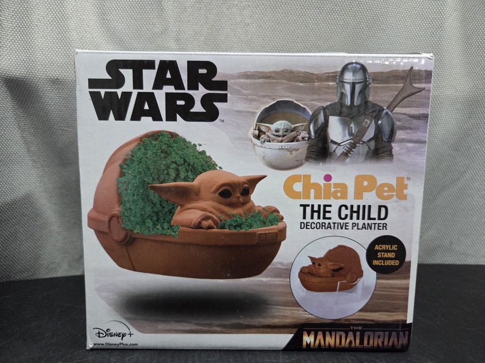 Star Wars THE CHILD Chia Pet Floating Edition with Stand Grogu Mandalorian