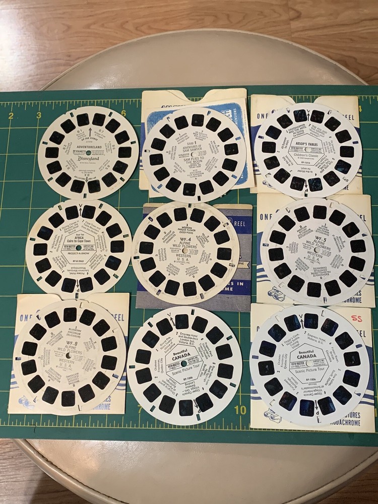 Vintage View master Reels - Your Choice- Pick Places- States Cities Countries