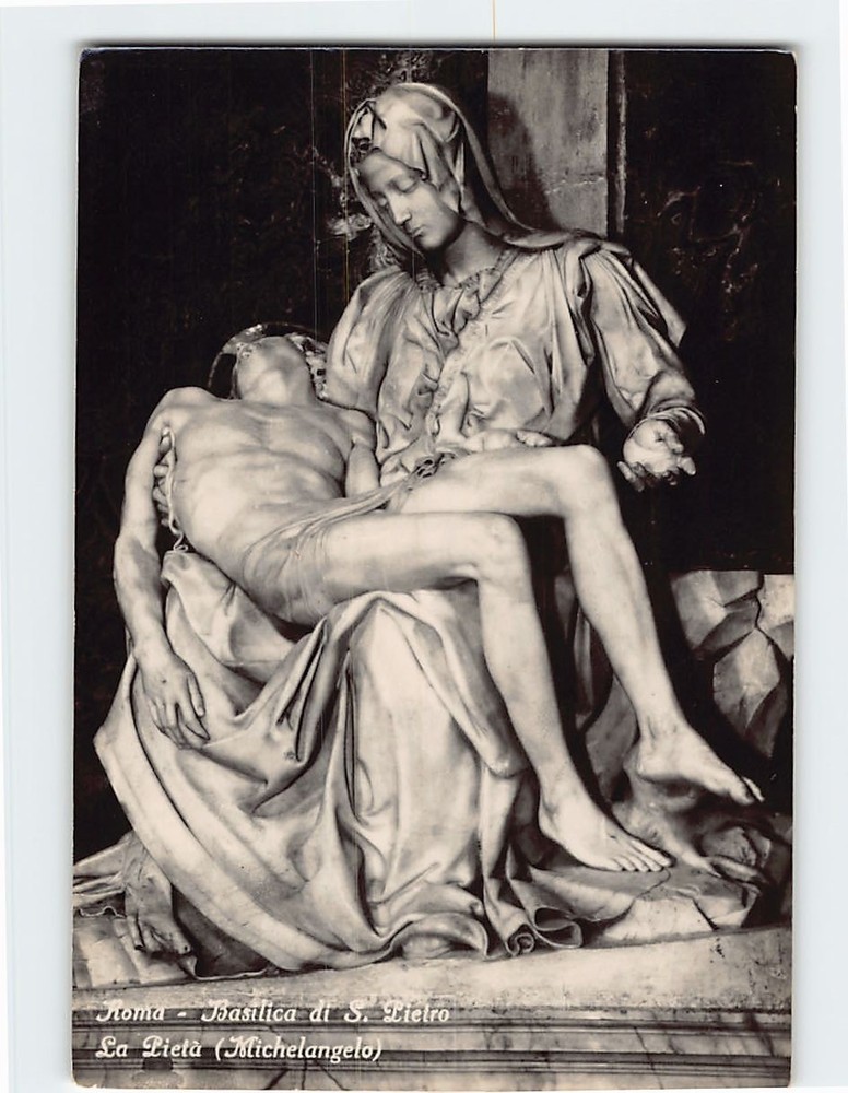 Postcard La Pieta Basilica di S. Pietro Rome Italy